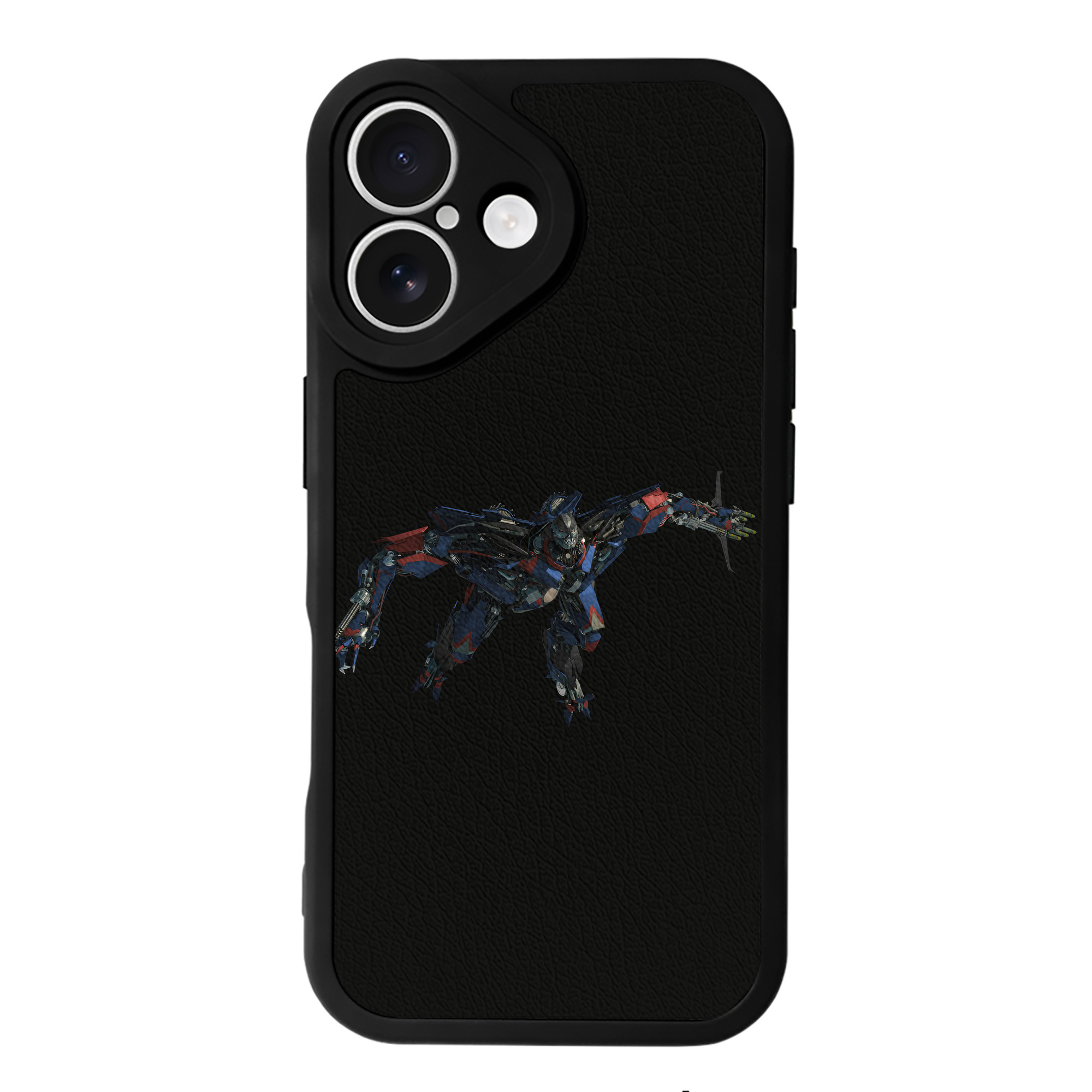 （画像用） Transformers トランスフォーマー 【iPhone 16シリーズ対応】シリコンスマホケース（レザー調） 材質：シリコン